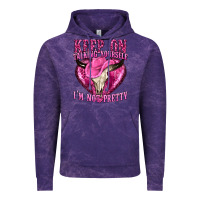 Cloud Purple keep on talking yourself im not pretty western Vintage Hoodie - texasbilliewilder