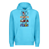 Ocean Blue Dance Like Frosty Shine Like Rudolph Give Like Premium Hoodie - MaliasSmallBusiness