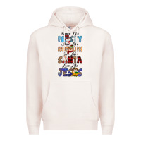 Pale Pink Dance Like Frosty Shine Like Rudolph Give Like Premium Hoodie - MaliasSmallBusiness