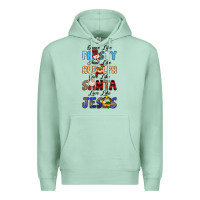 Seafoam Dance Like Frosty Shine Like Rudolph Give Like Premium Hoodie - MaliasSmallBusiness
