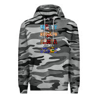 Slate Camo Dance Like Frosty Shine Like Rudolph Give Like Premium Hoodie - MaliasSmallBusiness