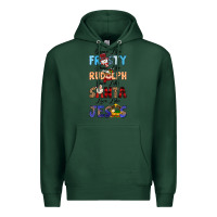 Sports Green Dance Like Frosty Shine Like Rudolph Give Like Premium Hoodie - MaliasSmallBusiness