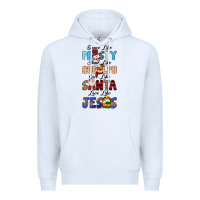 White Dance Like Frosty Shine Like Rudolph Give Like Premium Hoodie - MaliasSmallBusiness