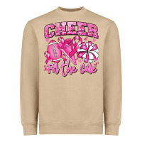 Cheer For The Cure American Football Heavyweight Sweatshirt | Teevron