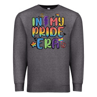 Charcoal Heather in my pride era Premium Sweatshirt - MaliasSmallBusiness
