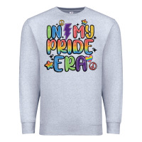 Heather Grey in my pride era Premium Sweatshirt - MaliasSmallBusiness