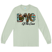 Matcha lov of thecows Long Sleeve Tee - CowhideDigitalArt