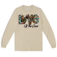 Mushroom lov of thecows Long Sleeve Tee - CowhideDigitalArt