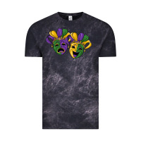 Cloud Black mardi gras mask Vintage Tee - RanaPortraitStore