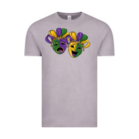 Vintage Zinc mardi gras mask Vintage Tee - RanaPortraitStore