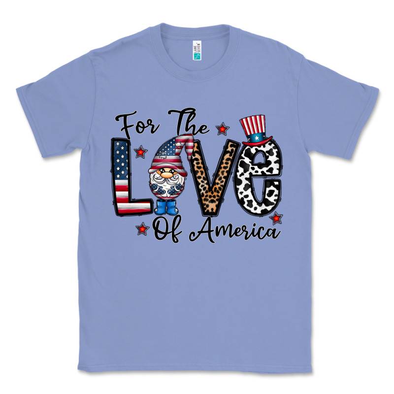For The Lovee Of America Gnome Classic Tee by CowhideDigitalArt | Teevron