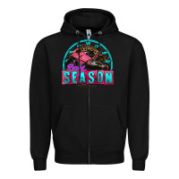 Black racing season motorcycle Zipper Hoodie - AdoDesignShop