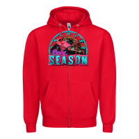 Red racing season motorcycle Zipper Hoodie - AdoDesignShop