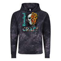 Cloud Black beautiful crazy skull Vintage Hoodie - JahusDesignShop