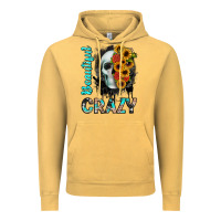 Vintage Mustard beautiful crazy skull Vintage Hoodie - JahusDesignShop
