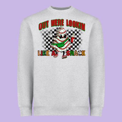 Out Here Lookin Like A Snack Heavyweight Sweatshirt Designed By Zillion Design Studio