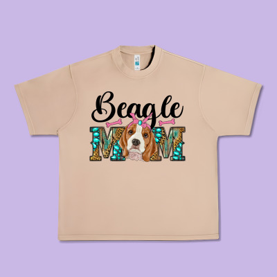 Western Beagle Mom Urban Heavy Tee Designed By Ranaportraitstore