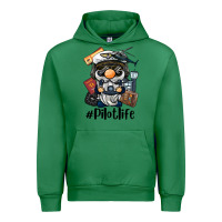 Emerald pilot life gnome Urban Hoodie - BarkalooDesign
