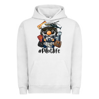 Pigment Lunar Rock pilot life gnome Urban Hoodie - BarkalooDesign