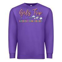 Purple girls trip cheaper than therapy Premium Sweatshirt - MaliasSmallBusiness