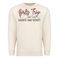 Sandshell girls trip cheaper than therapy Premium Sweatshirt - MaliasSmallBusiness