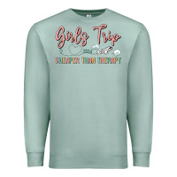 Seafoam girls trip cheaper than therapy Premium Sweatshirt - MaliasSmallBusiness