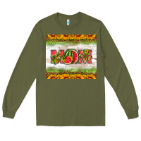 Army Green mom watermelon Long Sleeve Tee - HRA Design Shop