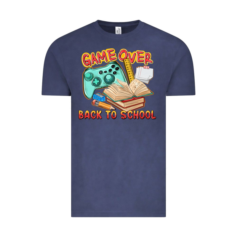 Game Over Back To School Vintage Tee by texasbilliewilder | Teevron