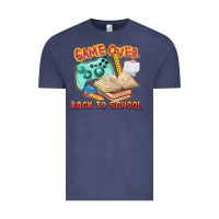 Vintage Denim game over back to school Vintage Tee - texasbilliewilder