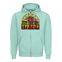 Seafoam racing season sport car Zipper Hoodie - AdoDesignShop