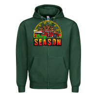 Sports Green racing season sport car Zipper Hoodie - AdoDesignShop