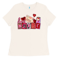 Bone valentines day nurse Ladies Tee - AdoDesignShop