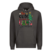 Smoke too cute to wear ugly  christmas Premium Hoodie - MaliasSmallBusiness
