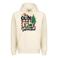 Tofu too cute to wear ugly  christmas Premium Hoodie - MaliasSmallBusiness