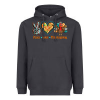 Smoke peace love thanksgiving Heavyweight Hoodie - BarkalooDesign