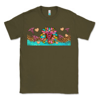 Army Green nurse sunflower libbey glass Classic Tee - HRA Design Shop