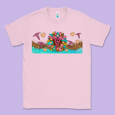 Nurse Sunflower Libbey Glass Classic Tee Designed By Hra Design Shop