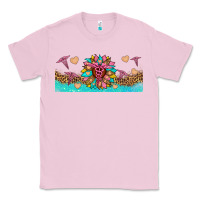 Bubblegum Pink nurse sunflower libbey glass Classic Tee - HRA Design Shop