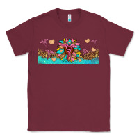 Burgundy nurse sunflower libbey glass Classic Tee - HRA Design Shop