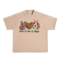 Burro peace love beagle Urban Heavy Tee - RanaPortraitStore
