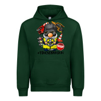 Forest Green truck driver life gnome Urban Hoodie - BarkalooDesign