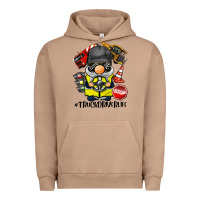 Pigment Burro truck driver life gnome Urban Hoodie - BarkalooDesign