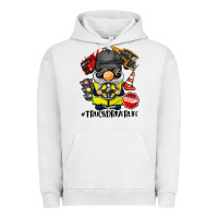 Pigment Lunar Rock truck driver life gnome Urban Hoodie - BarkalooDesign