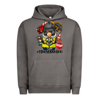 Pigment Tornado truck driver life gnome Urban Hoodie - BarkalooDesign