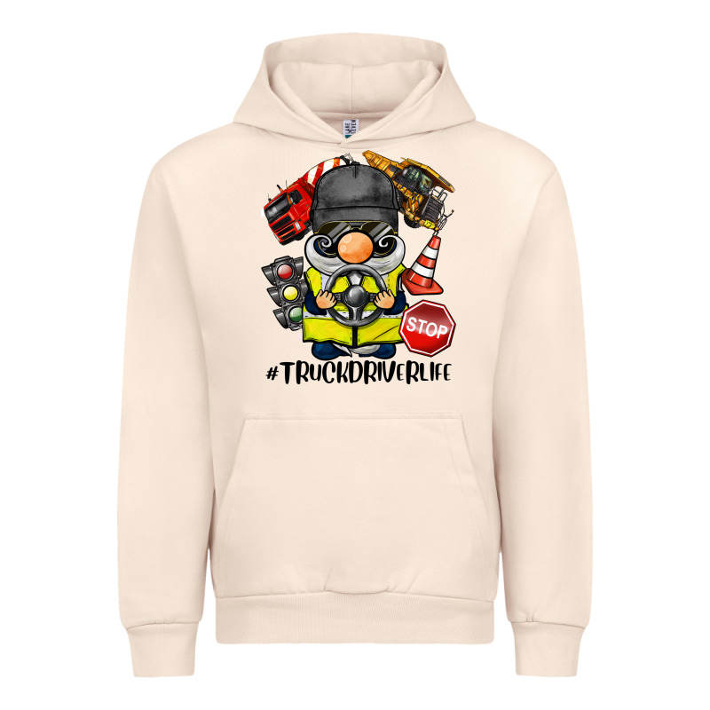 Truck Driver Life Gnome Urban Hoodie by BarkalooDesign | Teevron
