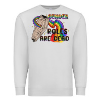 Dove Grey gender roles are dead Premium Sweatshirt - MaliasSmallBusiness
