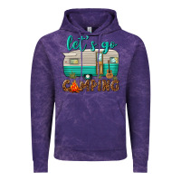 Cloud Purple lets go camping Vintage Hoodie - texasbilliewilder
