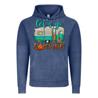 Vintage Denim lets go camping Vintage Hoodie - texasbilliewilder