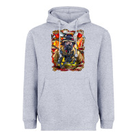 Firefighter Axe And Ladder Heavyweight Hoodie | Teevron