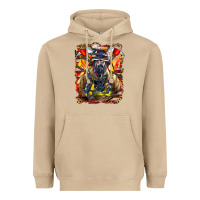 Mushroom firefighter axe and ladder Heavyweight Hoodie - LillyAllenDesigns